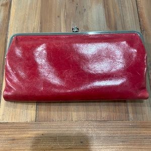 HOBO Red Leather Wallet